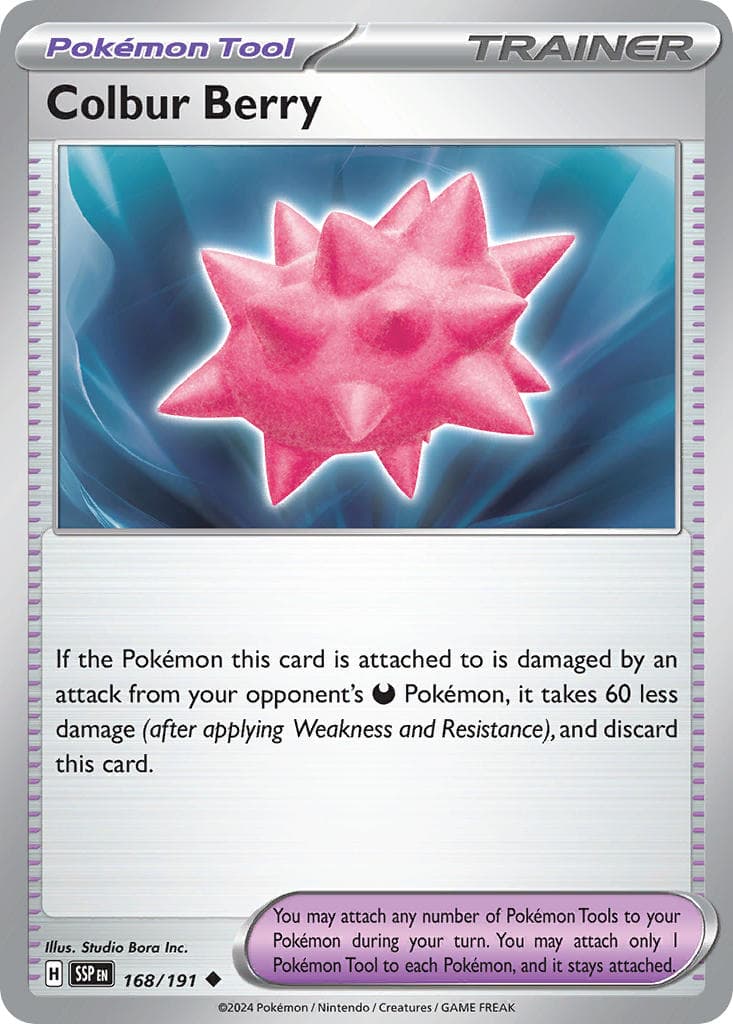 Colbur Berry — Surging Sparks Pokémon card