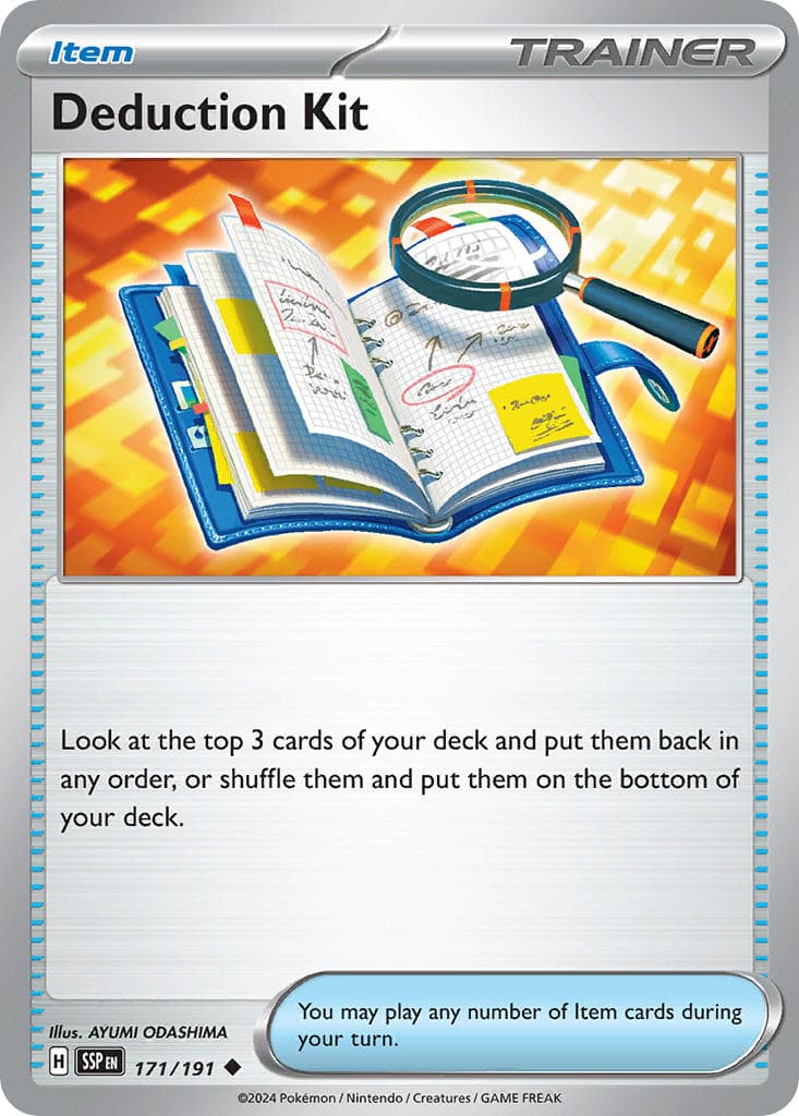 Deduction Kit — Surging Sparks Pokémon card