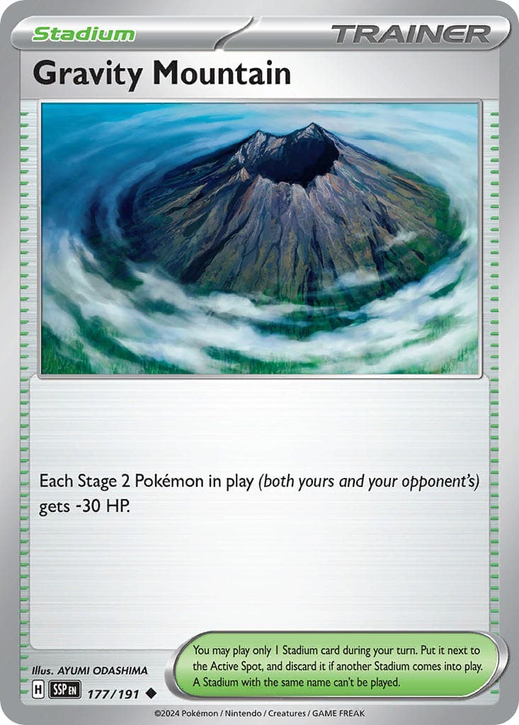 Gravity Mountain — Surging Sparks Pokémon card