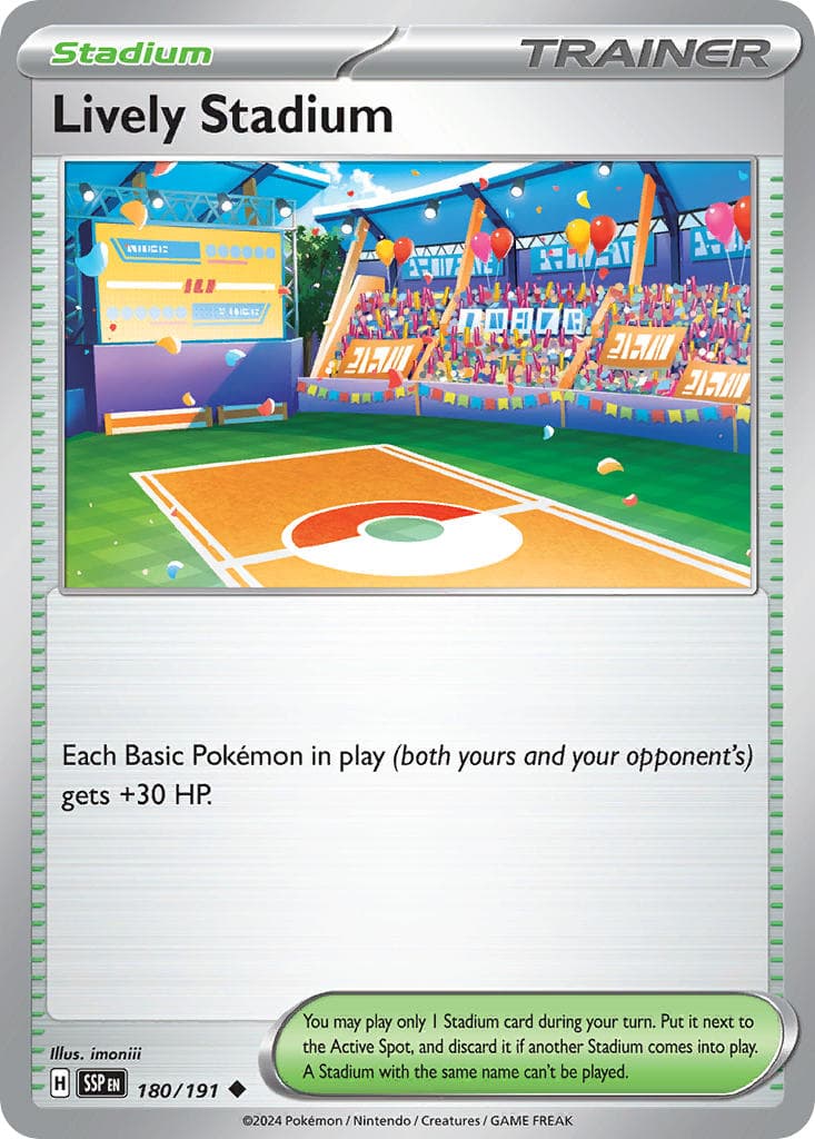 Lively Stadium — Surging Sparks Pokémon card