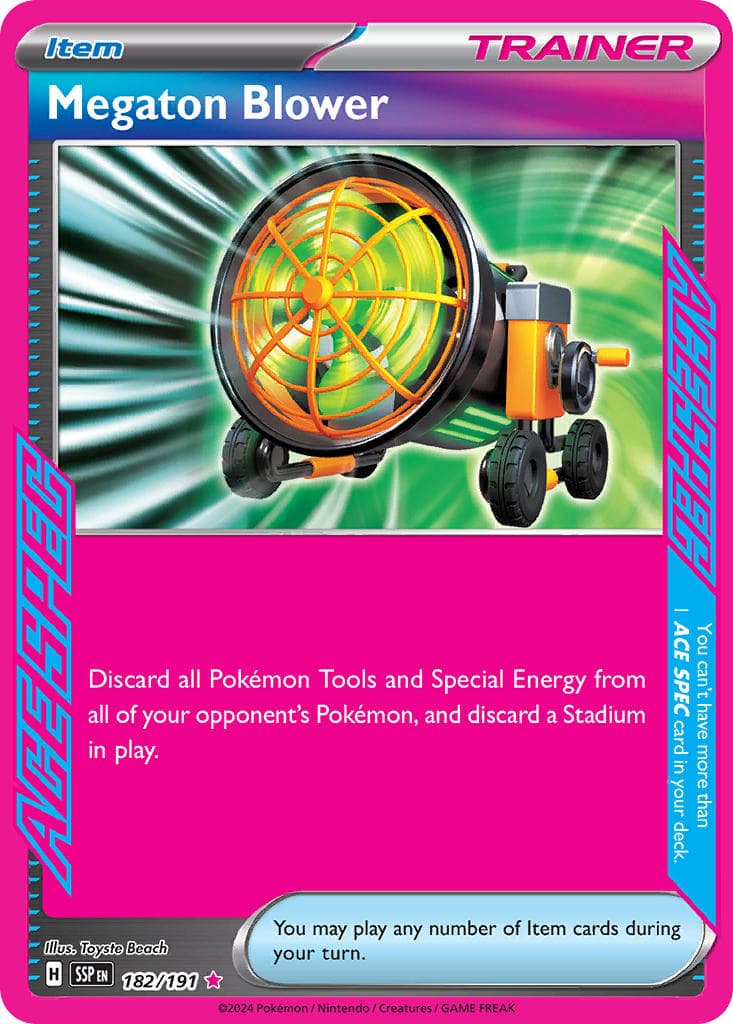 Megaton Blower — Surging Sparks Pokémon card