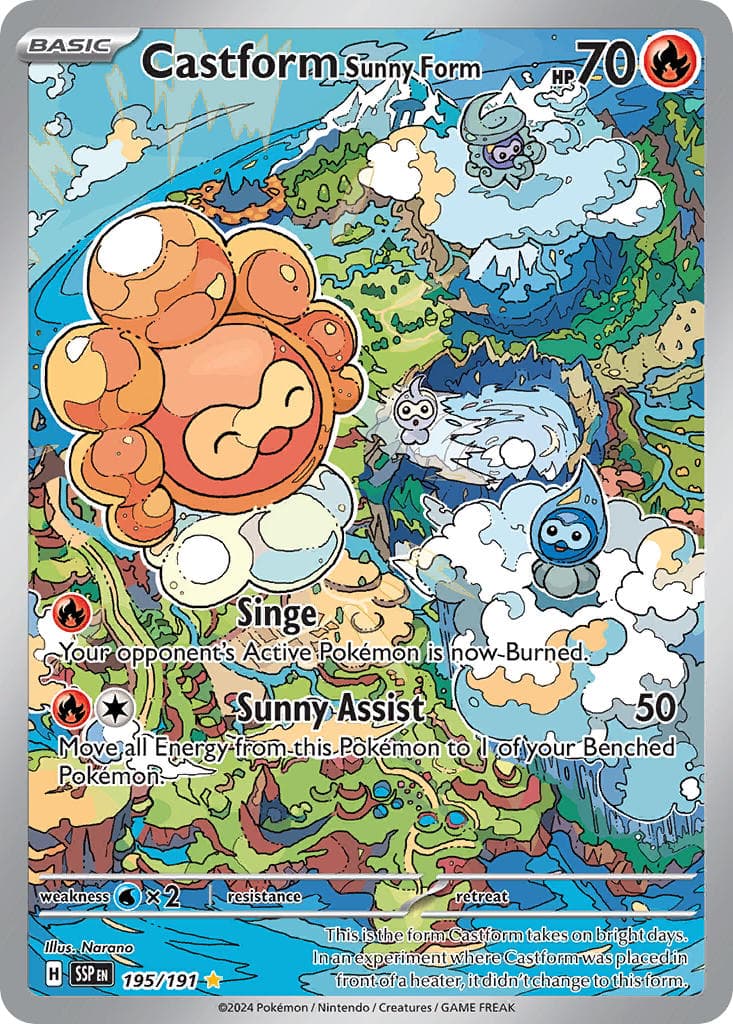 Castform Sunny Form — Surging Sparks