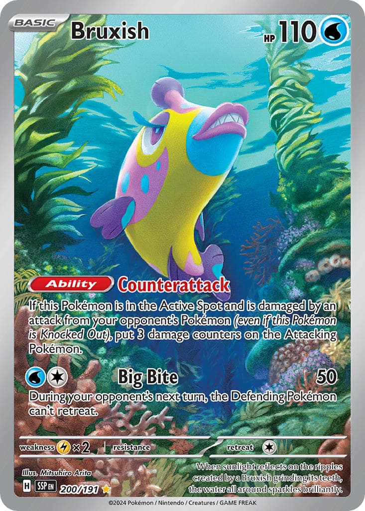 Bruxish — Surging Sparks Pokémon card