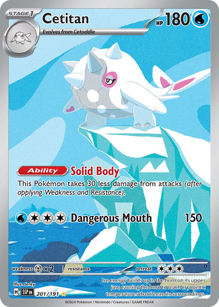 Cetitan — Surging Sparks Pokémon card