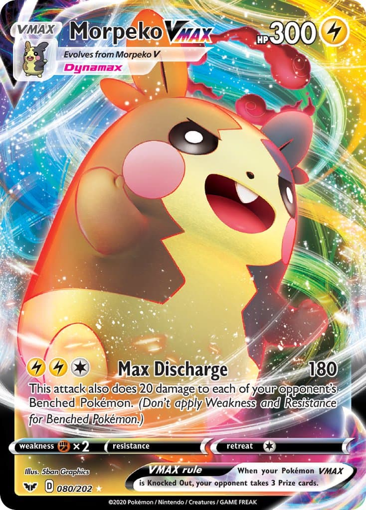 Morpeko Vmax — Sword & Shield Pokémon card