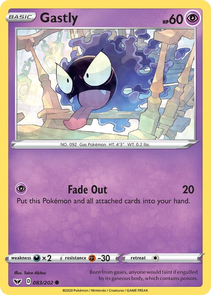 Gastly — Sword & Shield