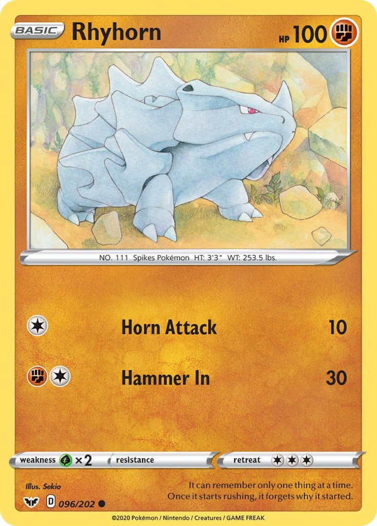 Rhyhorn — Sword & Shield