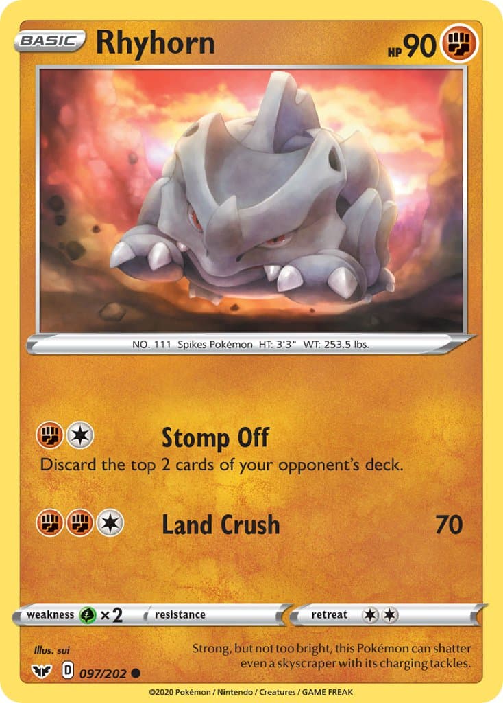 Rhyhorn — Sword & Shield
