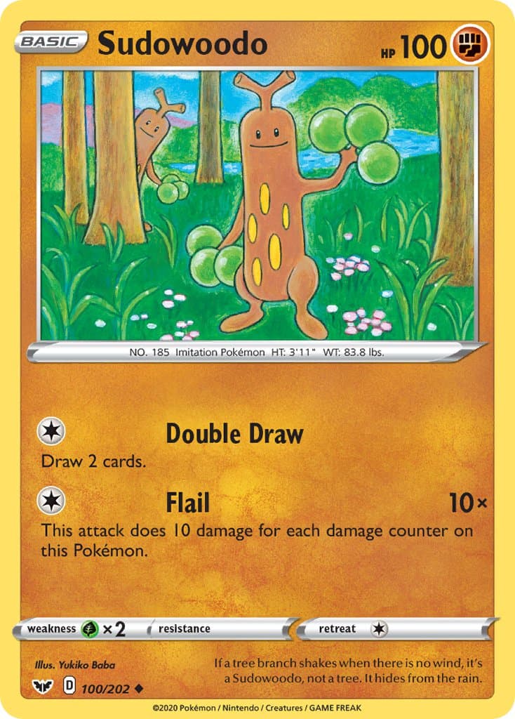 Sudowoodo — Sword & Shield
