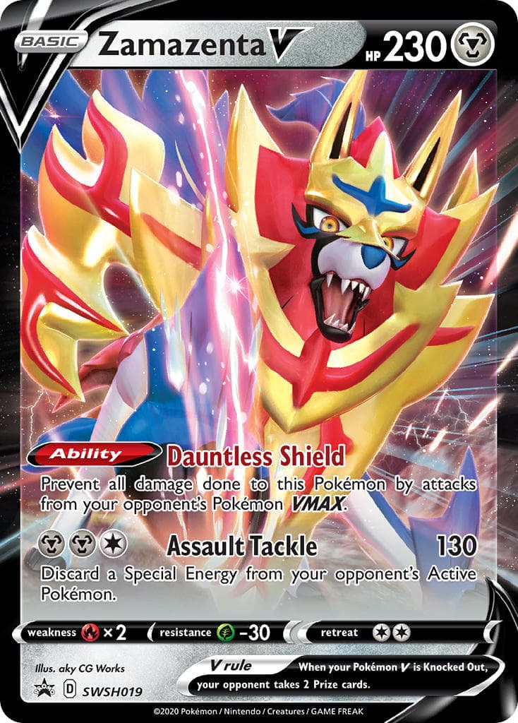 Zamazenta V — Sword Shield Promos Pokémon card