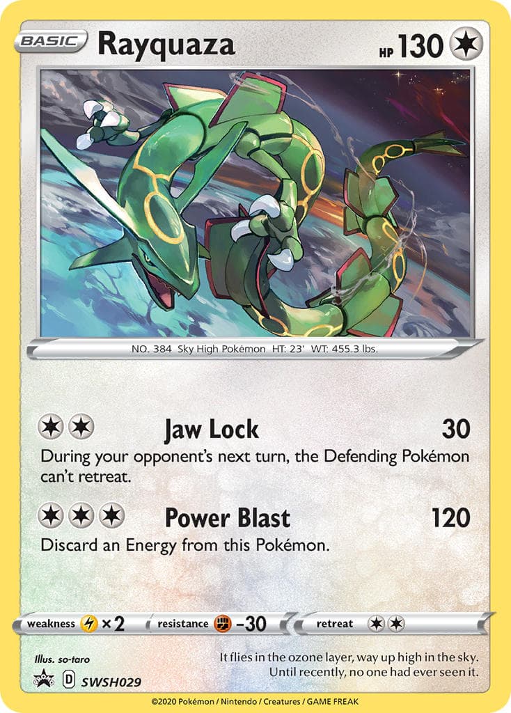 Rayquaza — Sword Shield Promos