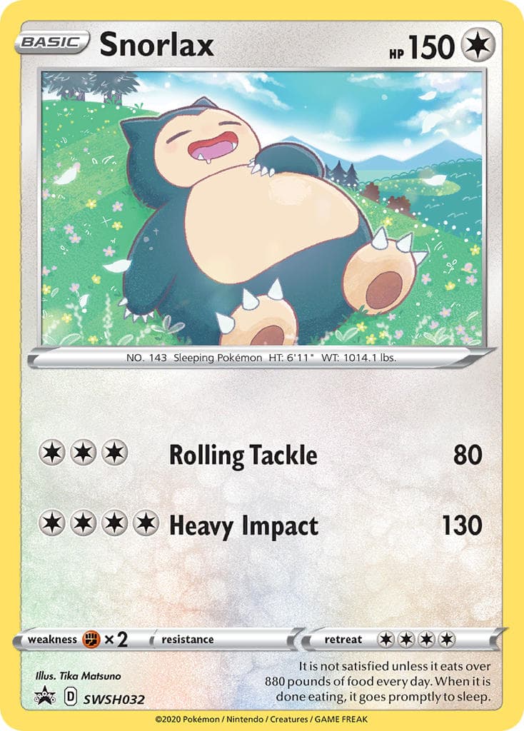 Snorlax — Sword Shield Promos