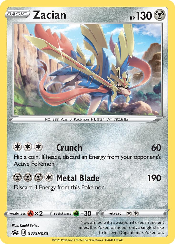 Zacian — Sword Shield Promos
