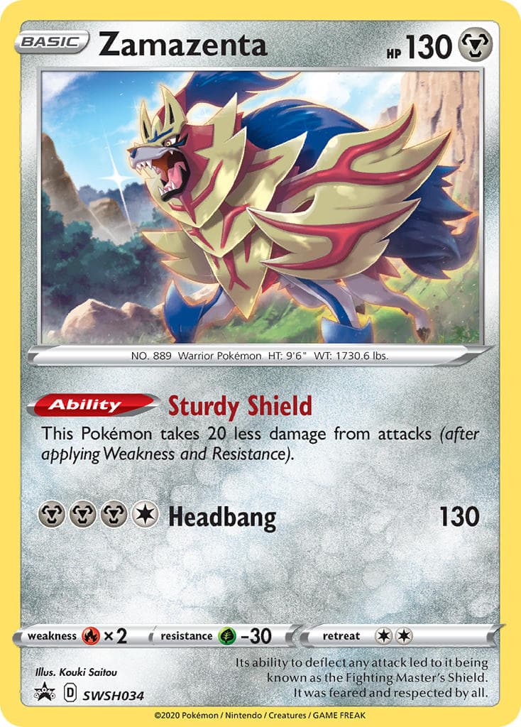 Zamazenta — Sword Shield Promos