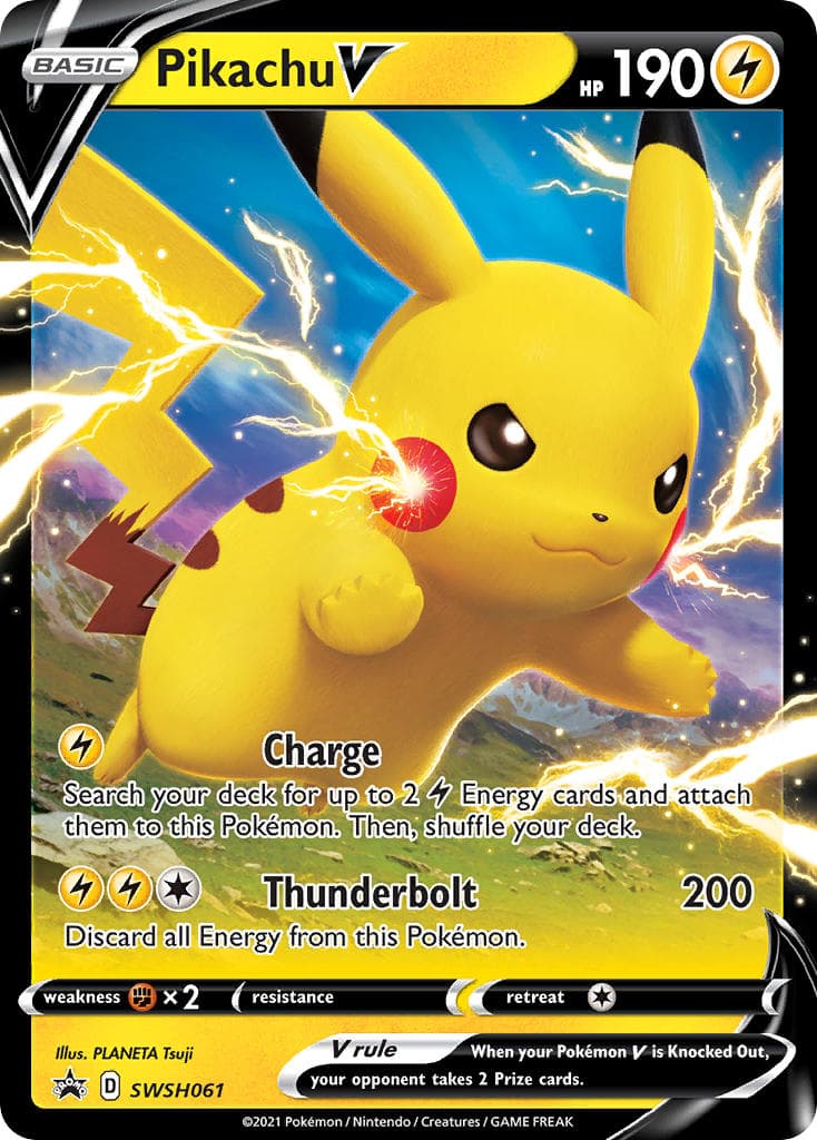 Pikachu V — Sword Shield Promos