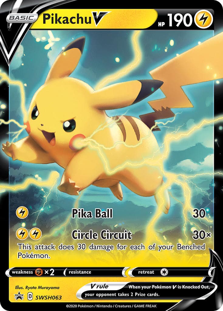 Pikachu V — Sword Shield Promos