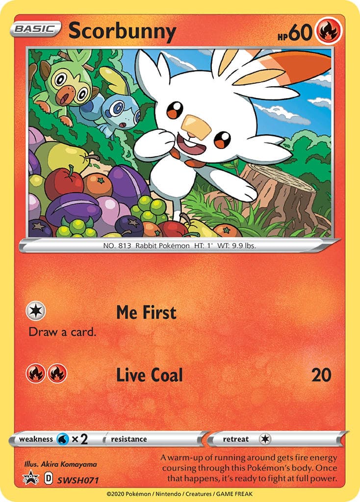 Scorbunny — Sword Shield Promos