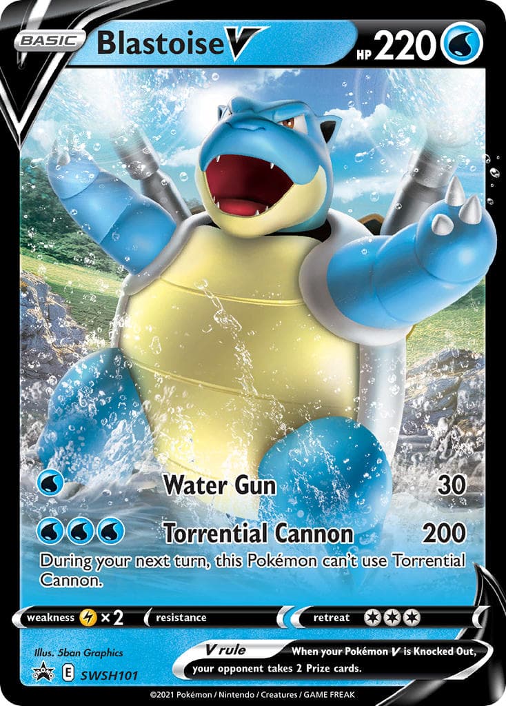 Blastoise V — Sword Shield Promos Pokémon card