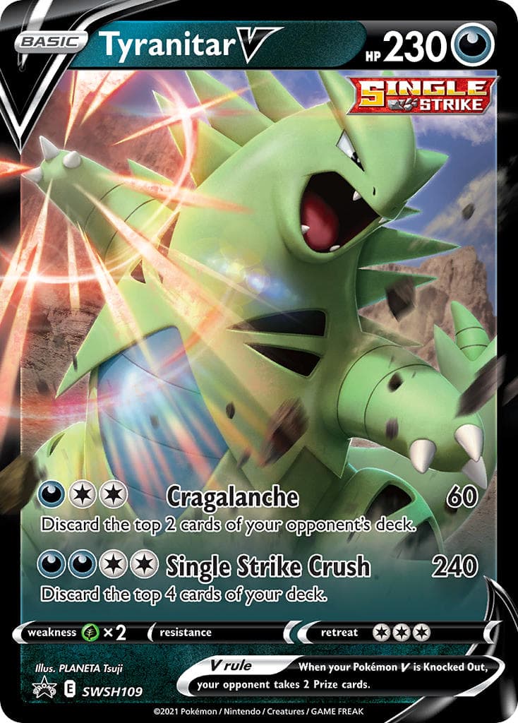 Tyranitar V — Sword Shield Promos