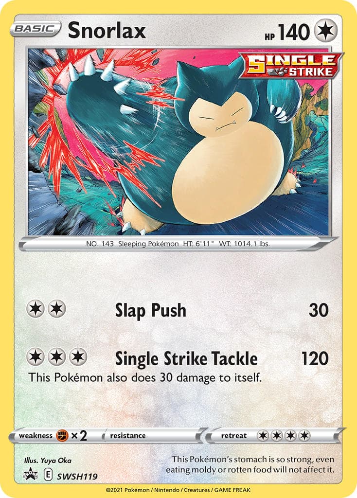 Snorlax — Sword Shield Promos