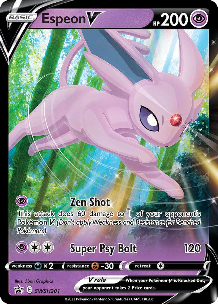 Espeon V — Sword Shield Promos