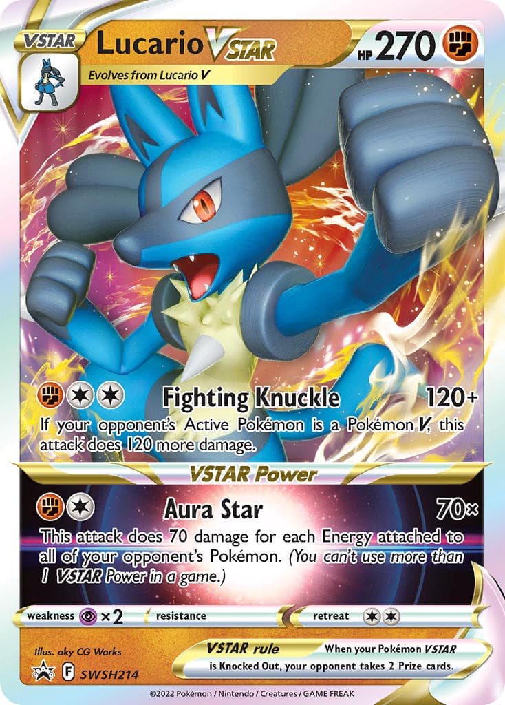 Lucario Vstar — Sword Shield Promos Pokémon card
