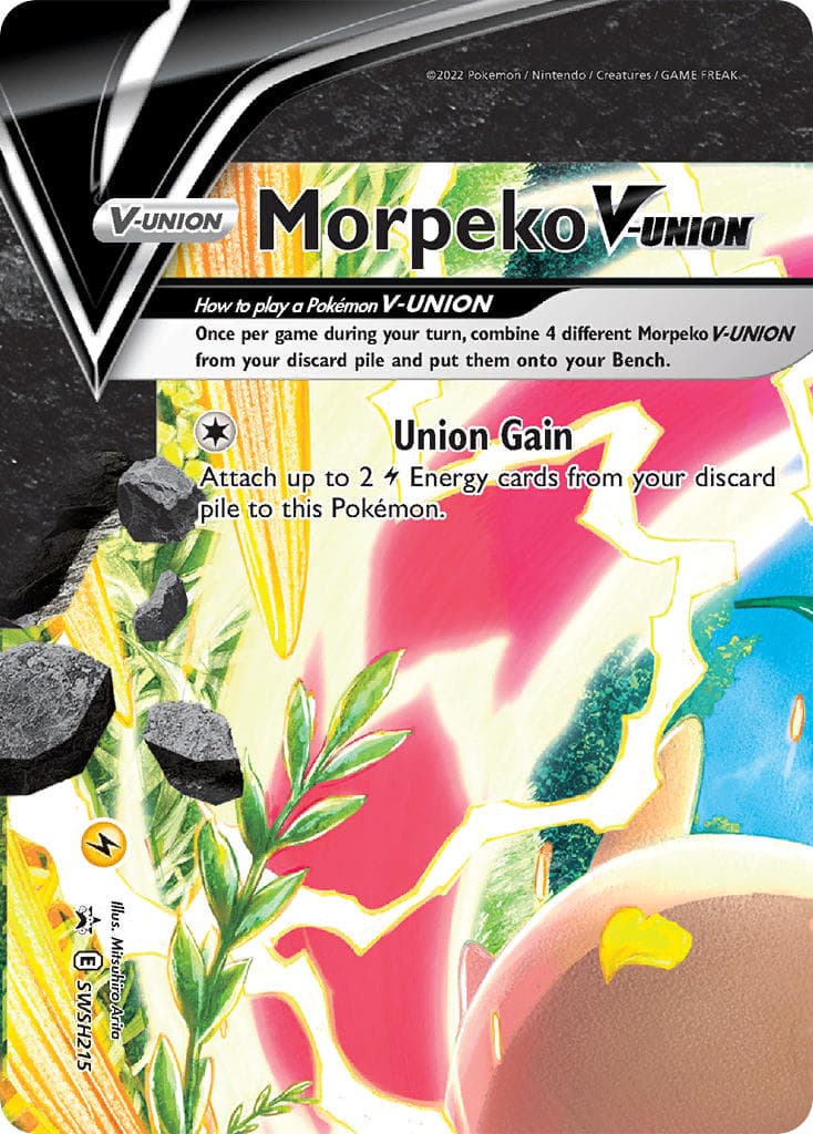 Morpeko V Union — Sword Shield Promos Pokémon card