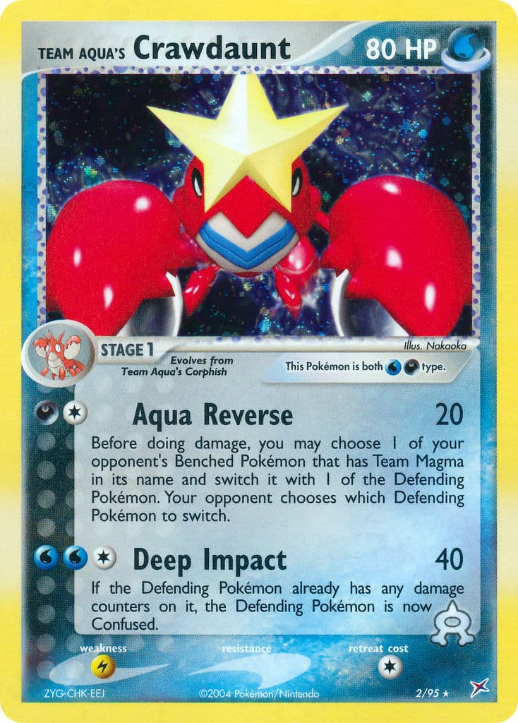Team Aquas Crawdaunt — Team Magma vs Team Aqua