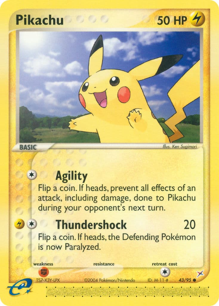 Pikachu — Team Magma vs Team Aqua Pokémon card