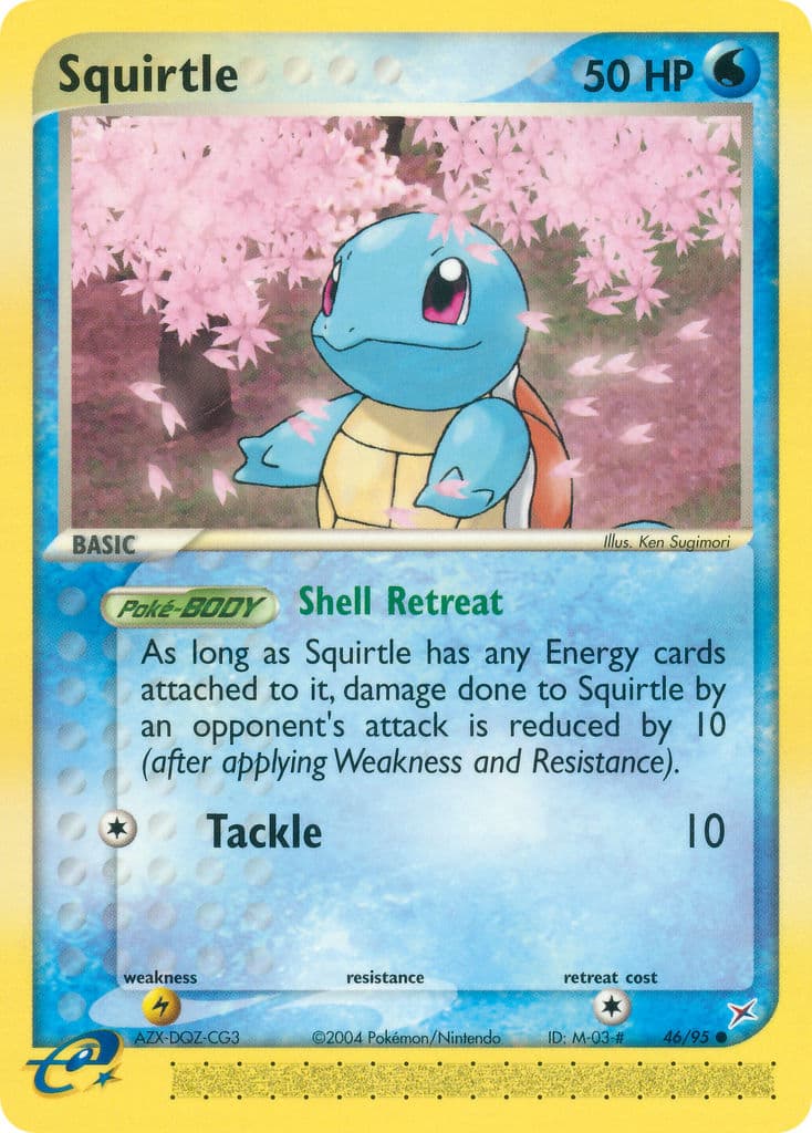 Squirtle — Team Magma vs Team Aqua Pokémon card