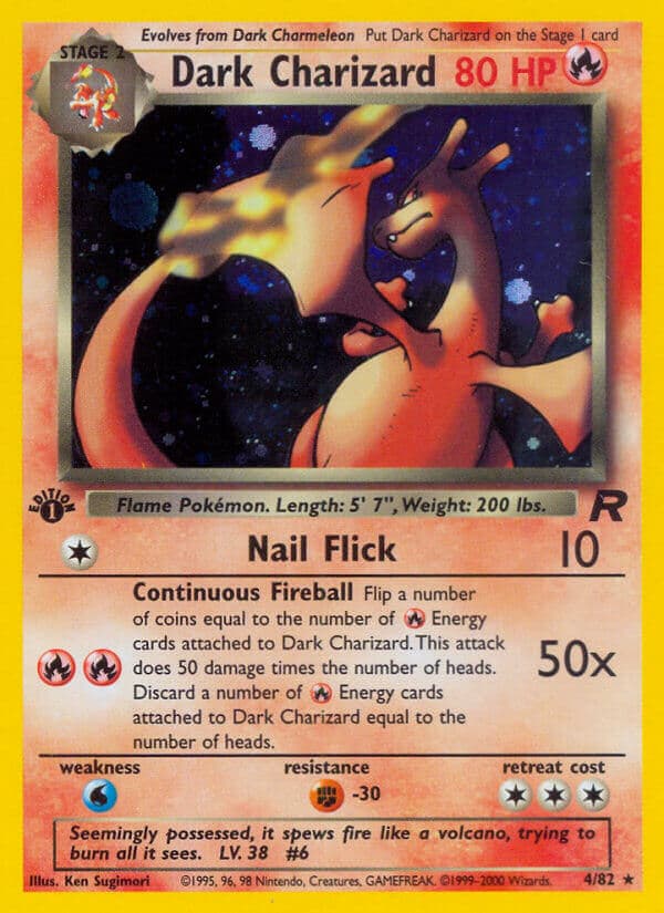 Dark Charizard — Team Rocket