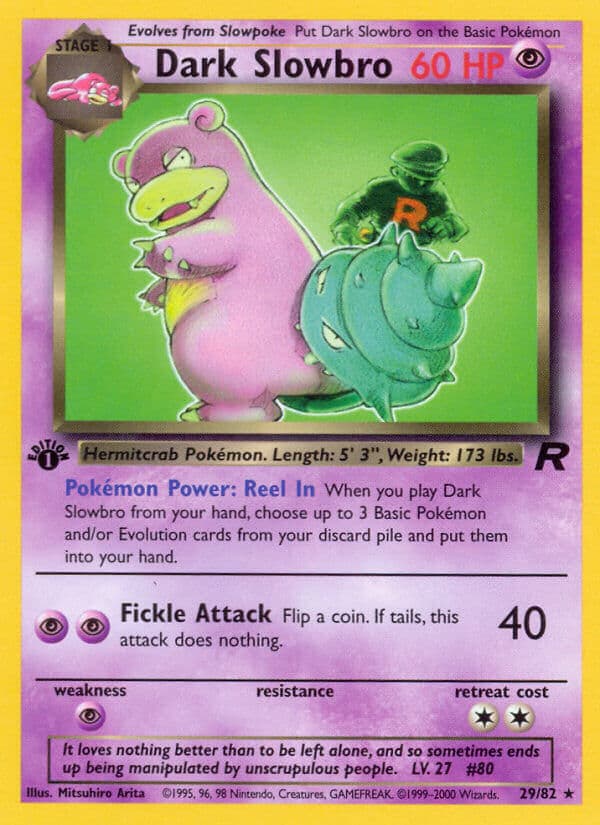 Dark Slowbro — Team Rocket Pokémon card