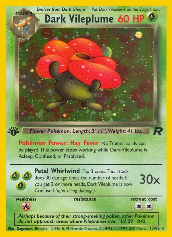 Dark Vileplume — Team Rocket
