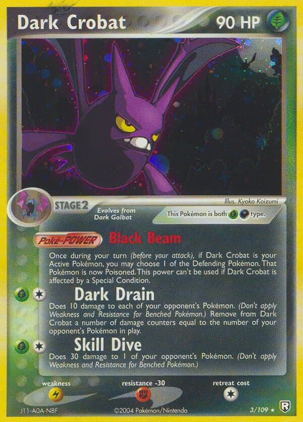 Dark Crobat — Team Rocket Returns Pokémon card