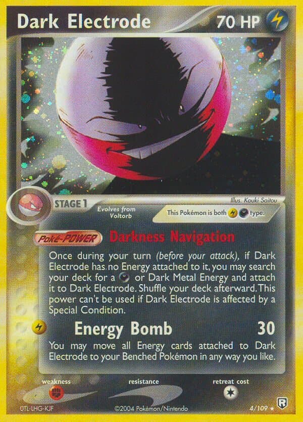 Dark Electrode — Team Rocket Returns Pokémon card