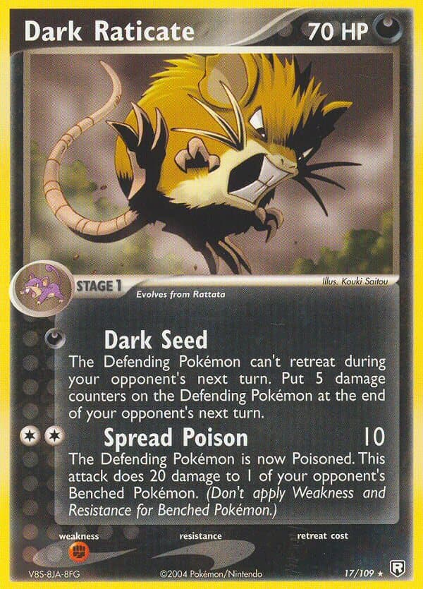 Dark Raticate — Team Rocket Returns Pokémon card
