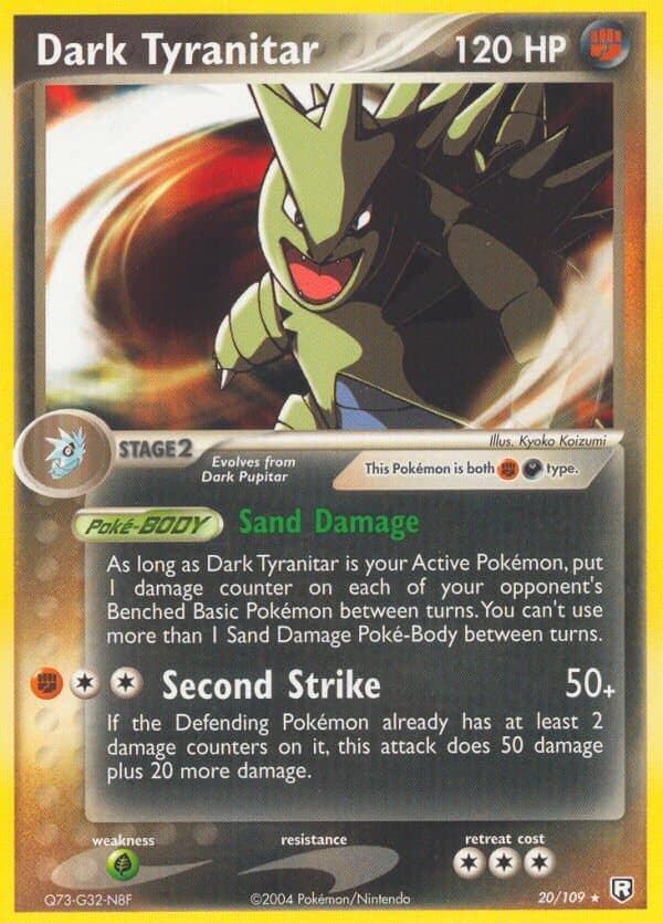 Dark Tyranitar — Team Rocket Returns