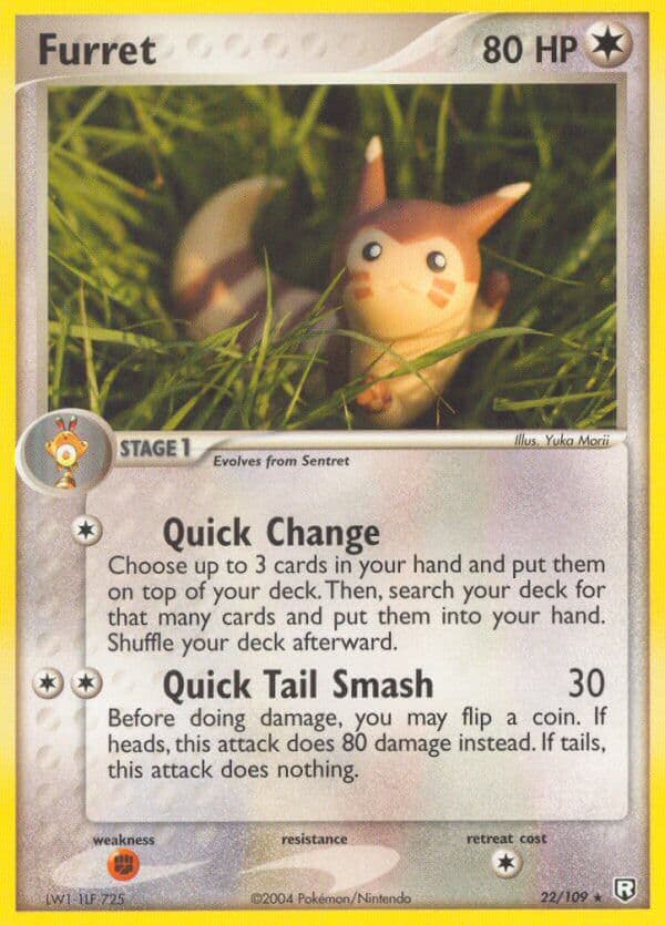 Furret — Team Rocket Returns Pokémon card