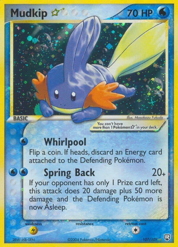 Mudkip Star — Team Rocket Returns Pokémon card