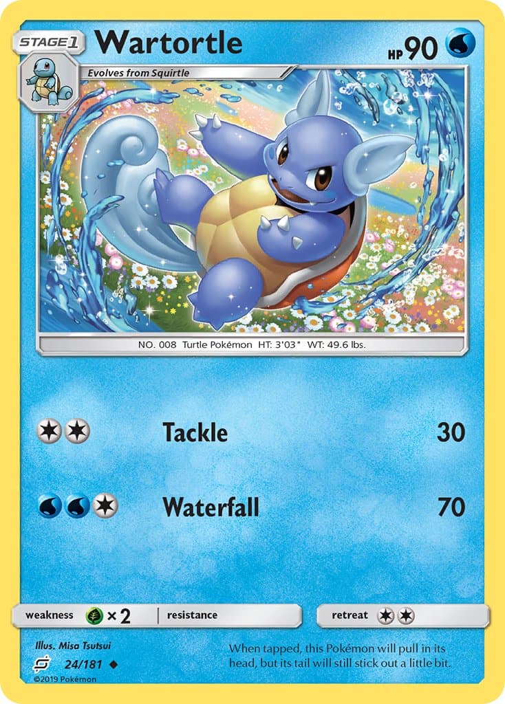 Wartortle — Team Up Pokémon card
