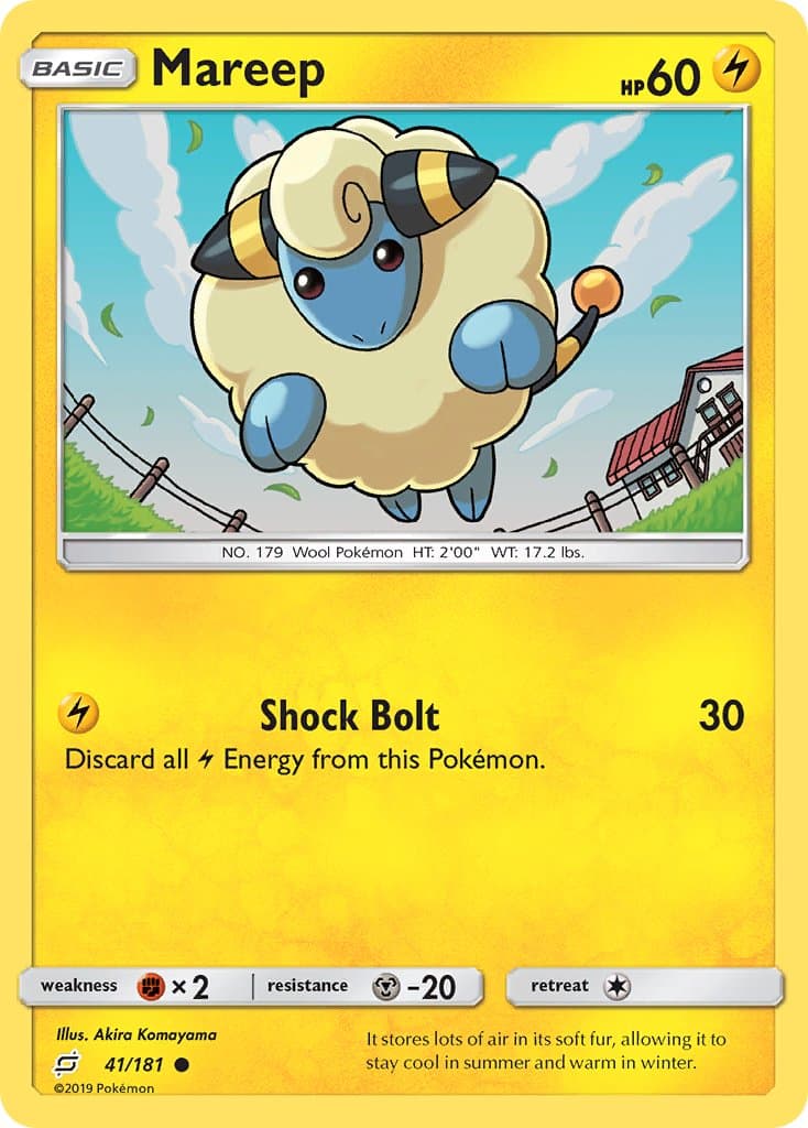 Mareep — Team Up Pokémon card
