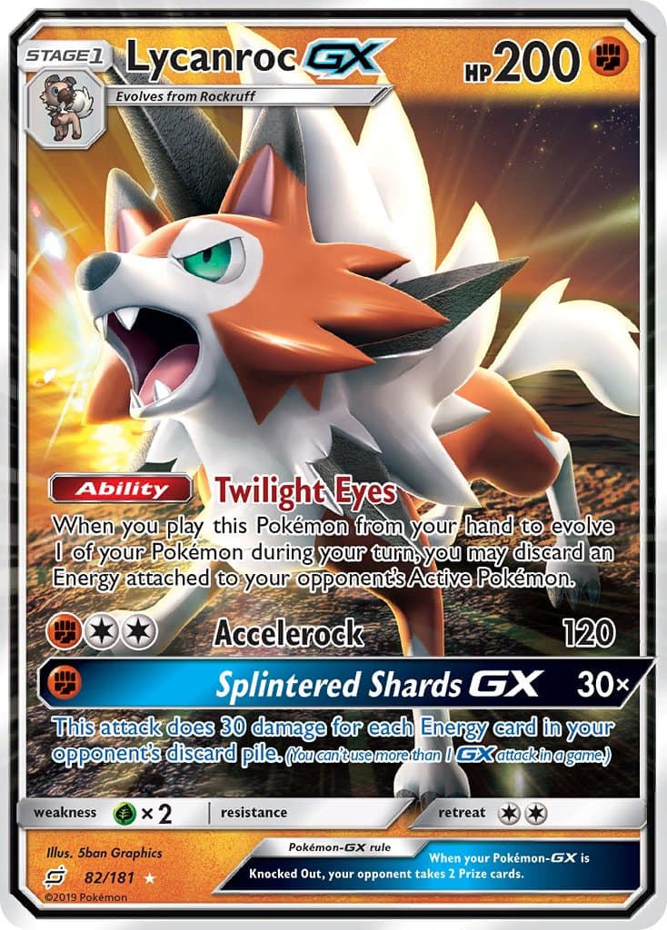 Lycanroc Gx — Team Up