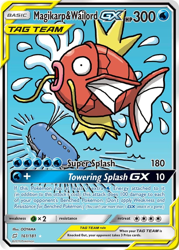 Magikarp Wailord Gx — Team Up Pokémon card