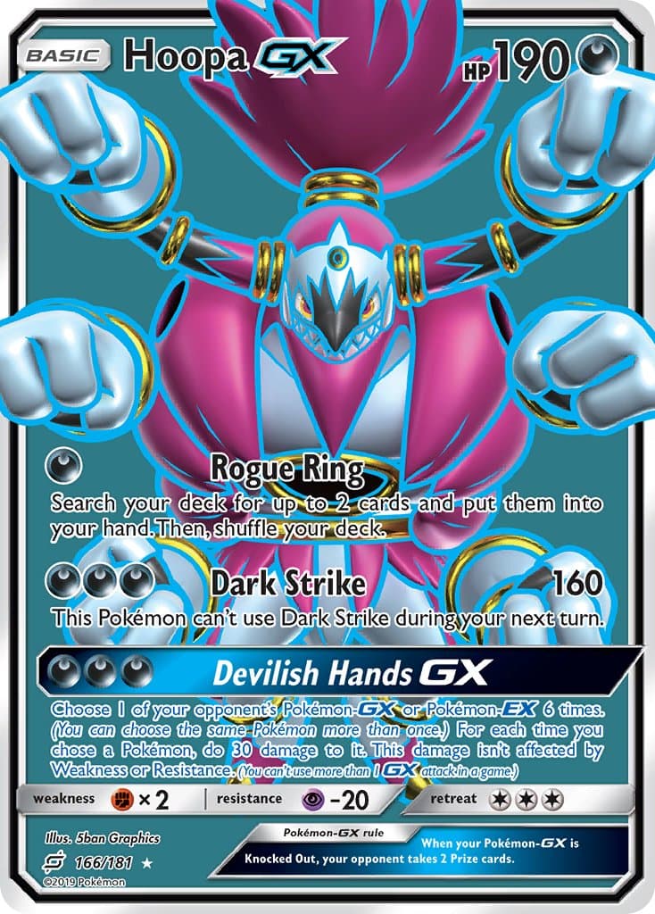 Hoopa Gx — Team Up Pokémon card