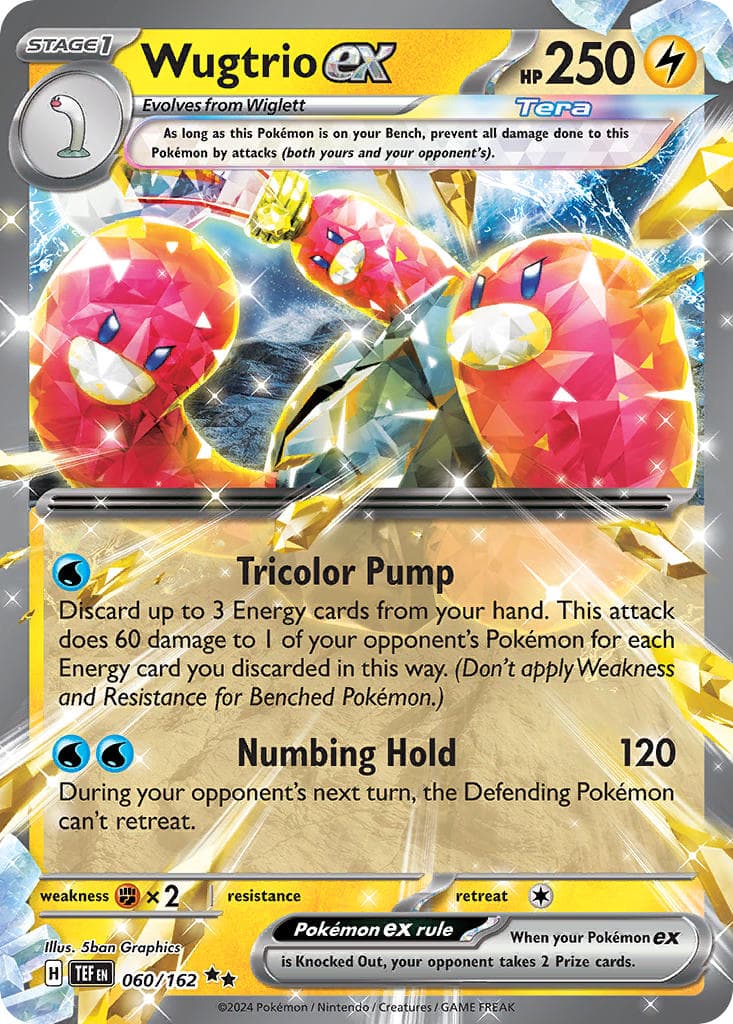 Wugtrio ex — Temporal Forces Pokémon card