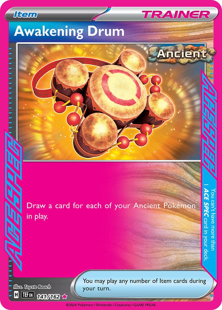 Awakening Drum — Temporal Forces Pokémon card