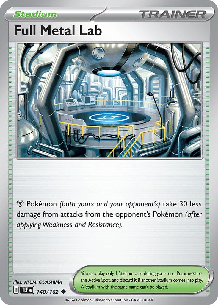 Full Metal Lab — Temporal Forces Pokémon card