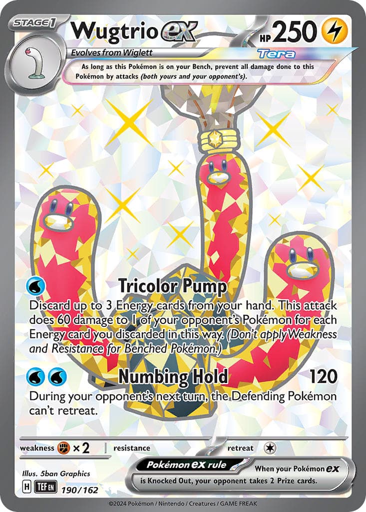 Wugtrio ex — Temporal Forces Pokémon card