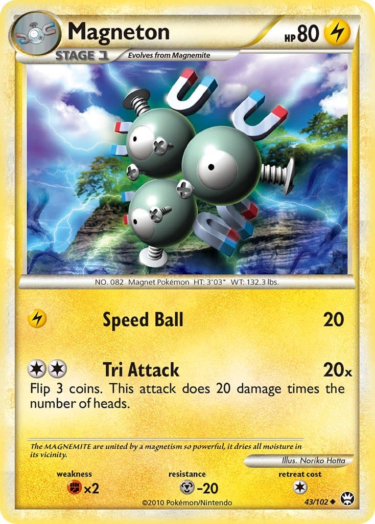 Magneton — Triumphant Pokémon card