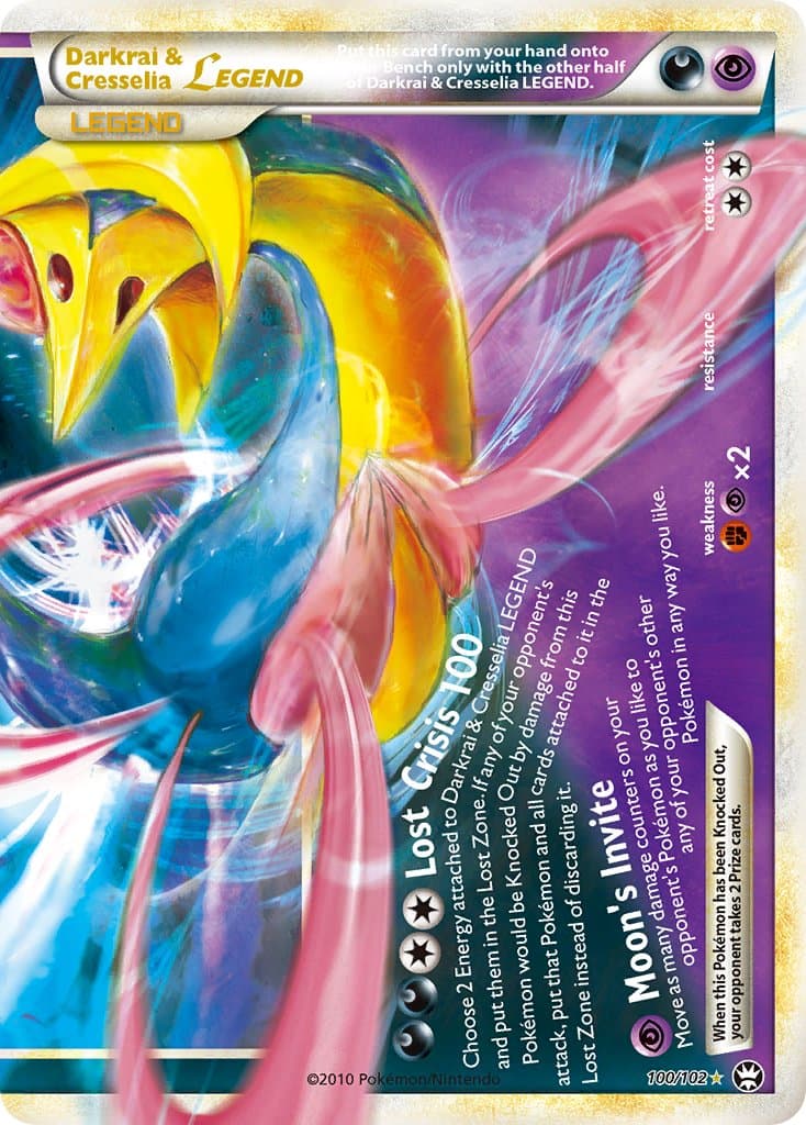 Darkrai Cresselia Legend 100 — Triumphant